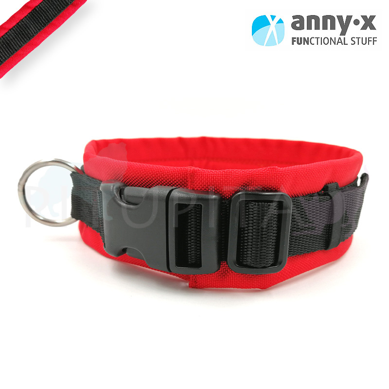 AnnyX Halsband Fun rot schwarz 5