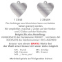 AnnyX Brustgeschirr Protect leuchtgelb grau mit Anhänger inkl. Gravur XL Herz rosa 8K