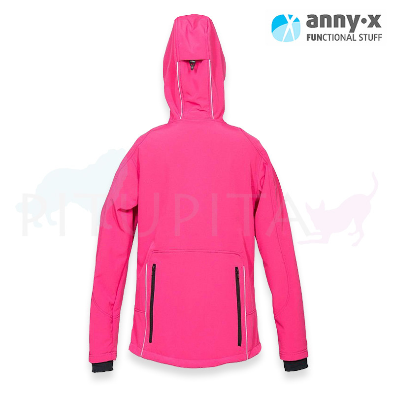 AnnyX Softshelljacke Trainingsjacke pink L