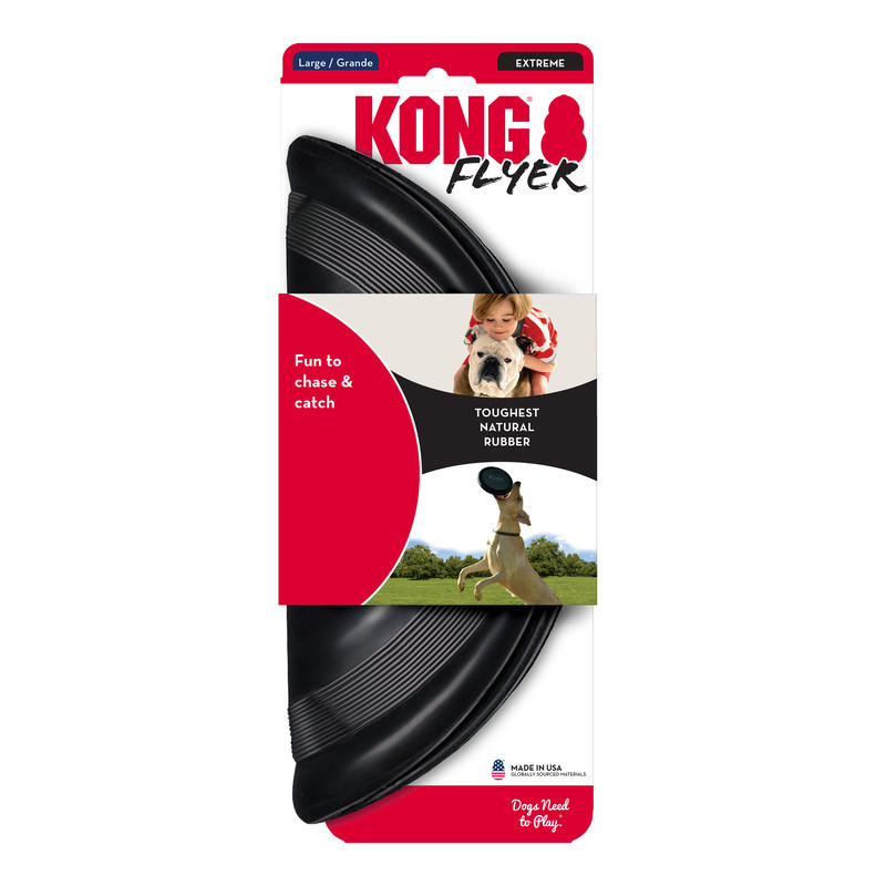 KONG  Extreme Flyer Frisbee aus Naturkautschuk