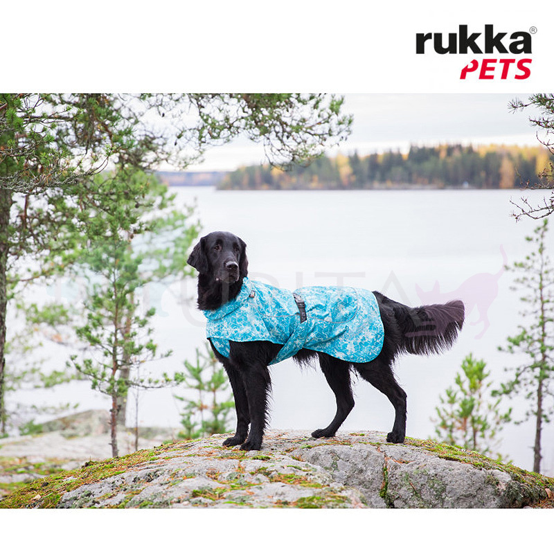 Rukka Regenjacke Regenmantel Drizzle aqua blau