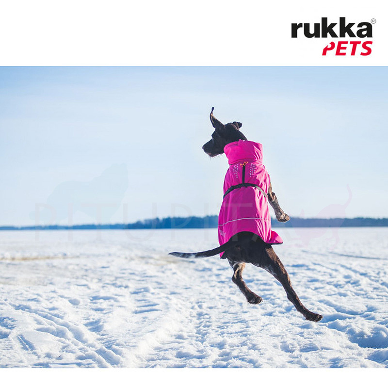 Rukka Pets Wintermantel Warmup black schwarz