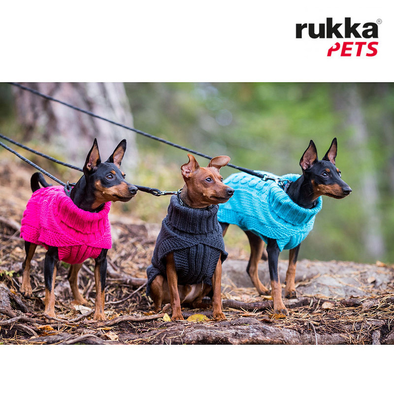 Rukka Pets Strickpullover WOOLY dunkelgrau