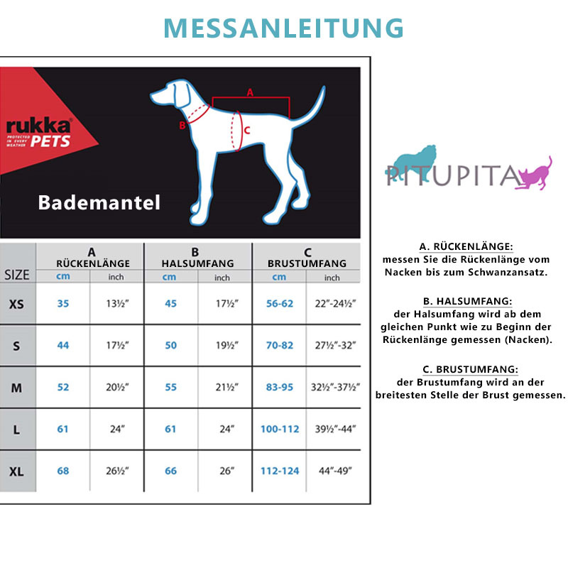 Rukka Pets Hundebademantel MICRO in beige