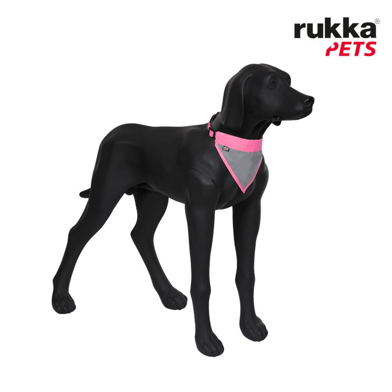 Rukka Pets Warnhalstuch Halstuch FLIP neonpink hot pink