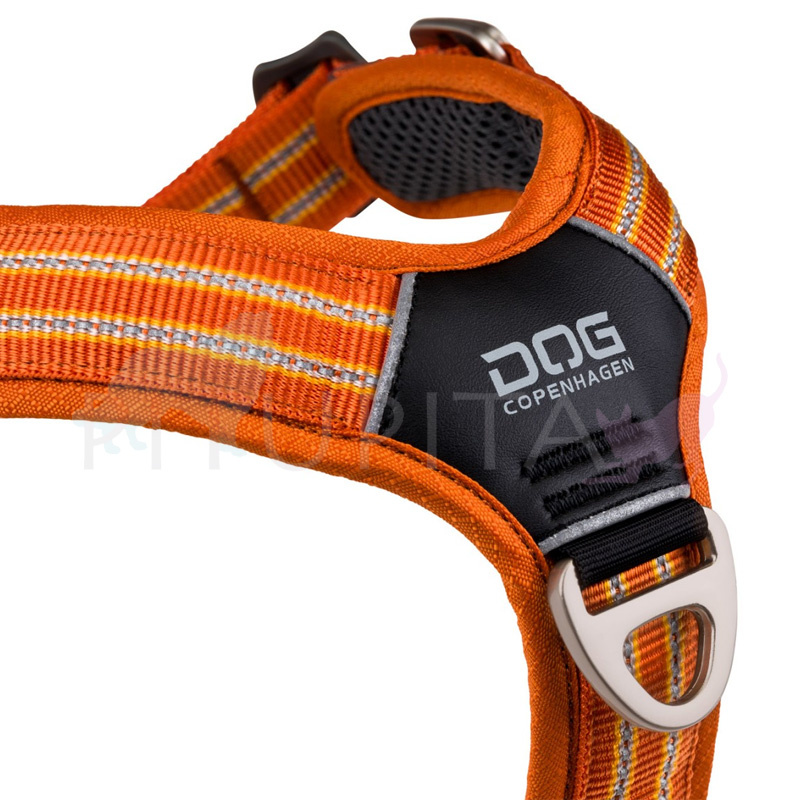 DOG Copenhagen Walk Harness Air Geschirr Orange Sun V2