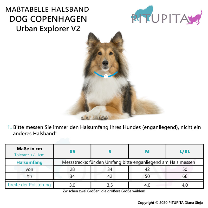 DOG Copenhagen Halsband Urban Explorer V2 mocca braun