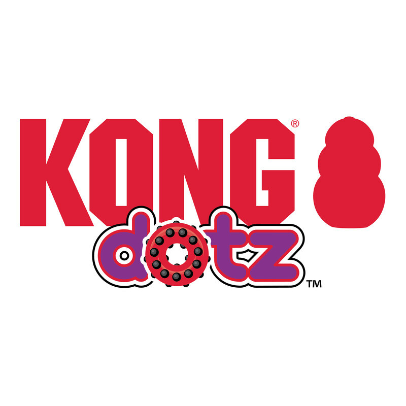 KONG  Dotz Circle Kreis rot schwarz S