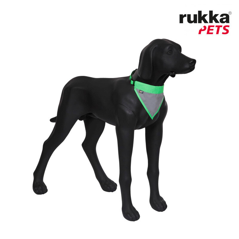 Rukka Pets Warnhalstuch Halstuch FLIP neongrün limette