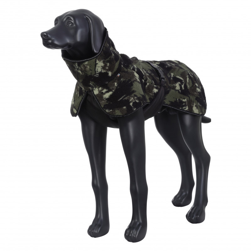 Rukka Pets Pullover Plüschfleece COMFY camouflage tarnfarben grün braun