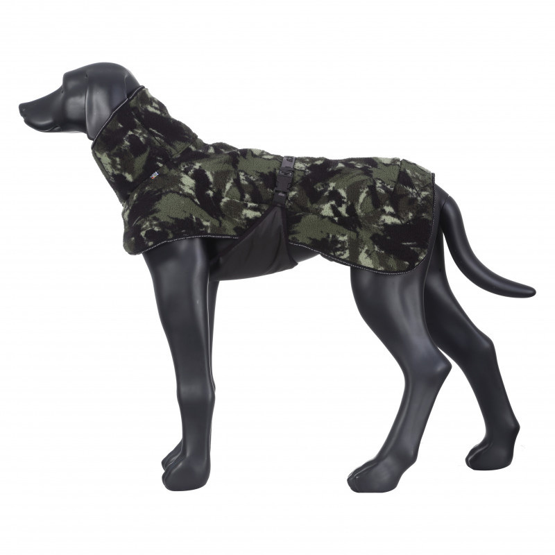 Rukka Pets Pullover Plüschfleece COMFY camouflage tarnfarben grün braun