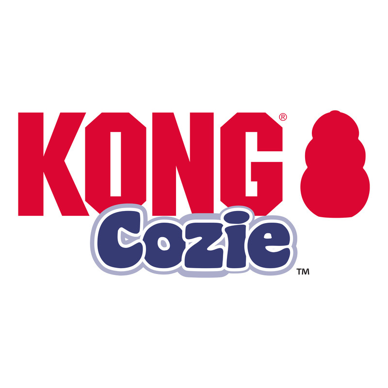 KONG Cozies Brights Kuscheltier Löwe türkis