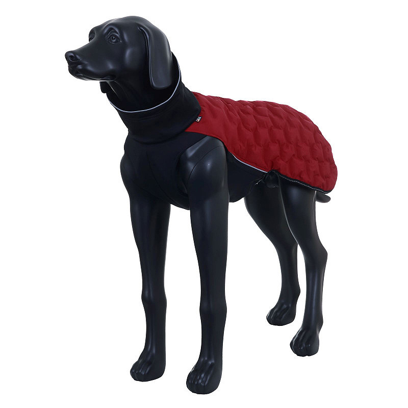 Rukka Pets Jacke Mantel Steppmantel Flow in rot burgund PREMIUM