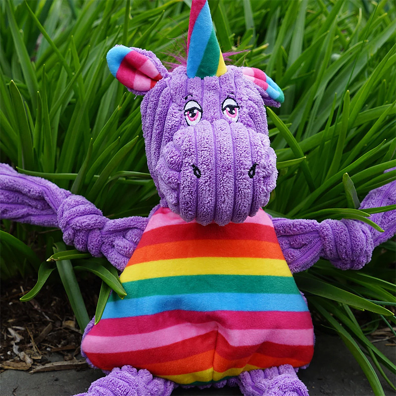 Hugglehounds Knotties Rainbow Unicorn Einhorn