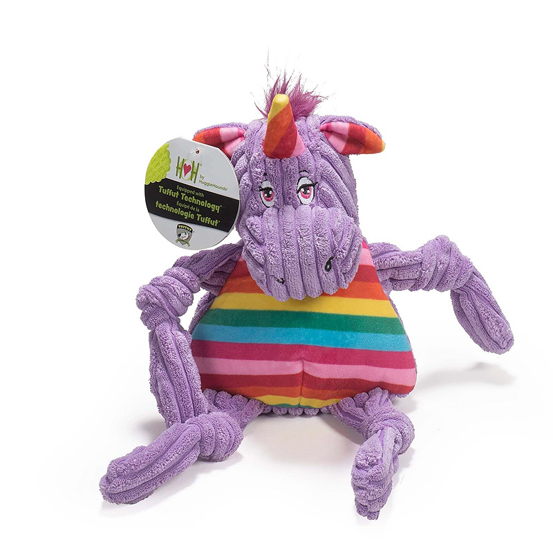 Hugglehounds Knotties Rainbow Unicorn Einhorn