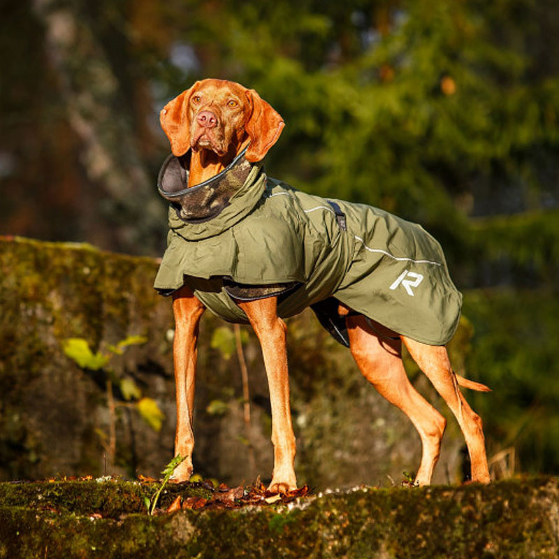 Rukka Pets Regenjacke Regenmantel Sky in der Farbe oliv