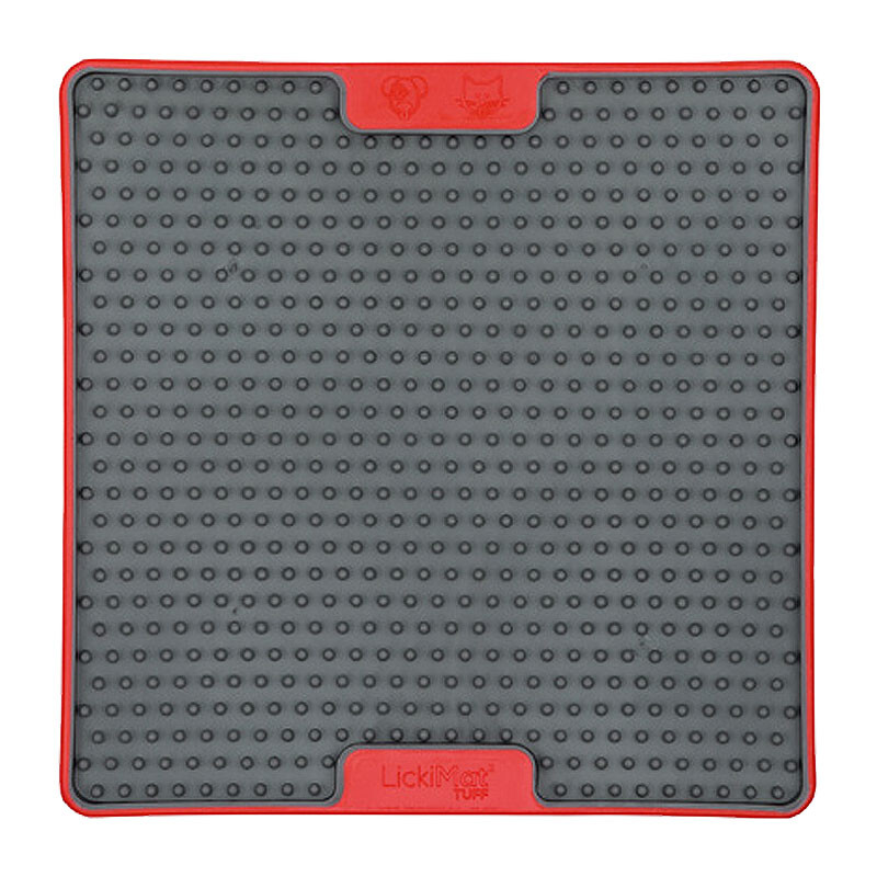 LickiMat SOOTHER TUFF Schleckmatte Leckmatte 20x20cm ROT