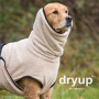 DryUp Trocken Cape Hundebademantel BIG für große Hunde in schwarz