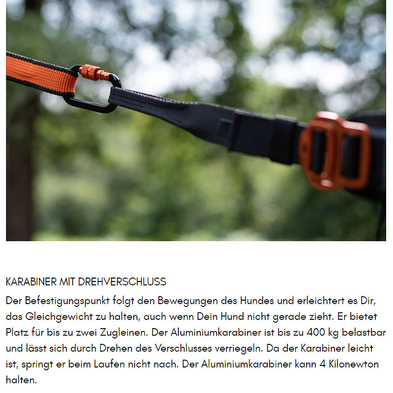 Non-stop dogwear Laufgurt Leinengurt caniX Belt