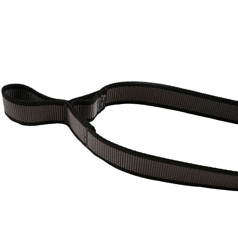 Non-stop dogwear Koppelstück Doppelleine Touring Double in schwarz grau S - 13mm breit