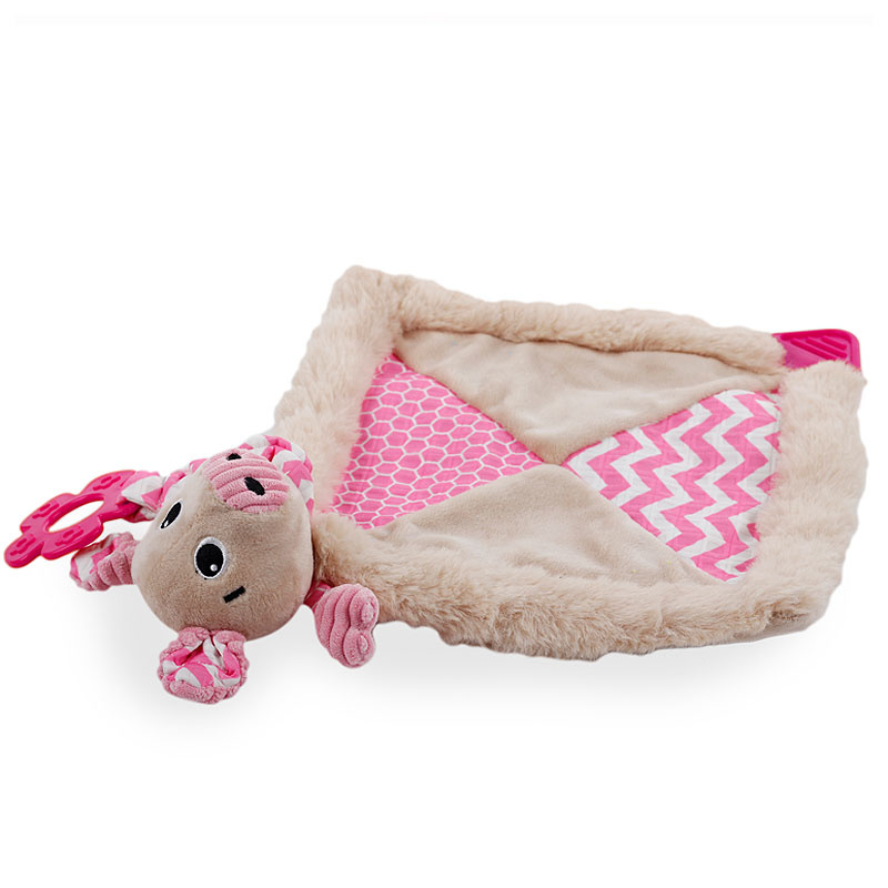 AFP Welpendecke Kuscheltuch Schweinchen 38x34x8cm