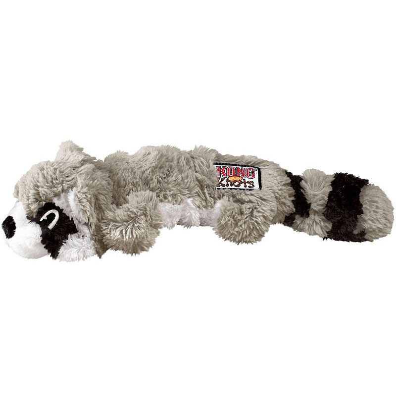 KONG Scrunch Knots Raccoon Waschbär