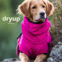 DryUp Trocken Cape Hundebademantel in pink XL  70cm Rückenlänge