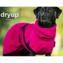 DryUp Trocken Cape Hundebademantel in pink XL  70cm Rückenlänge