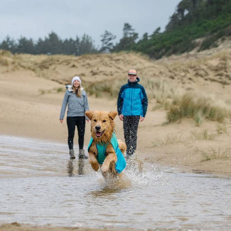 Ruffwear Sun Shower Regenmantel in blue dusk blau