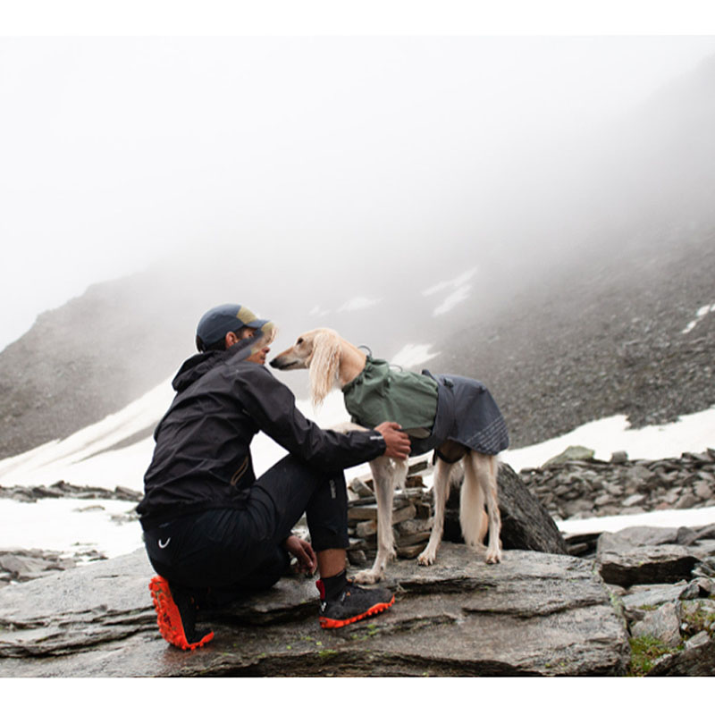 Non-stop Dogwear toller Regenmantel FJORD oliv grau