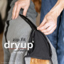 DryUp Body ZIP.FIT Hundebademantel mit Beinen in PETROL L 65cm