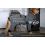 DryUp Body ZIP.FIT Hundebademantel mit Beinen in PETROL L 65cm