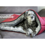 ActionFactory Cuddle Up ein Hundebett mit 3 Funktionen in burgund L 102 x 60cm