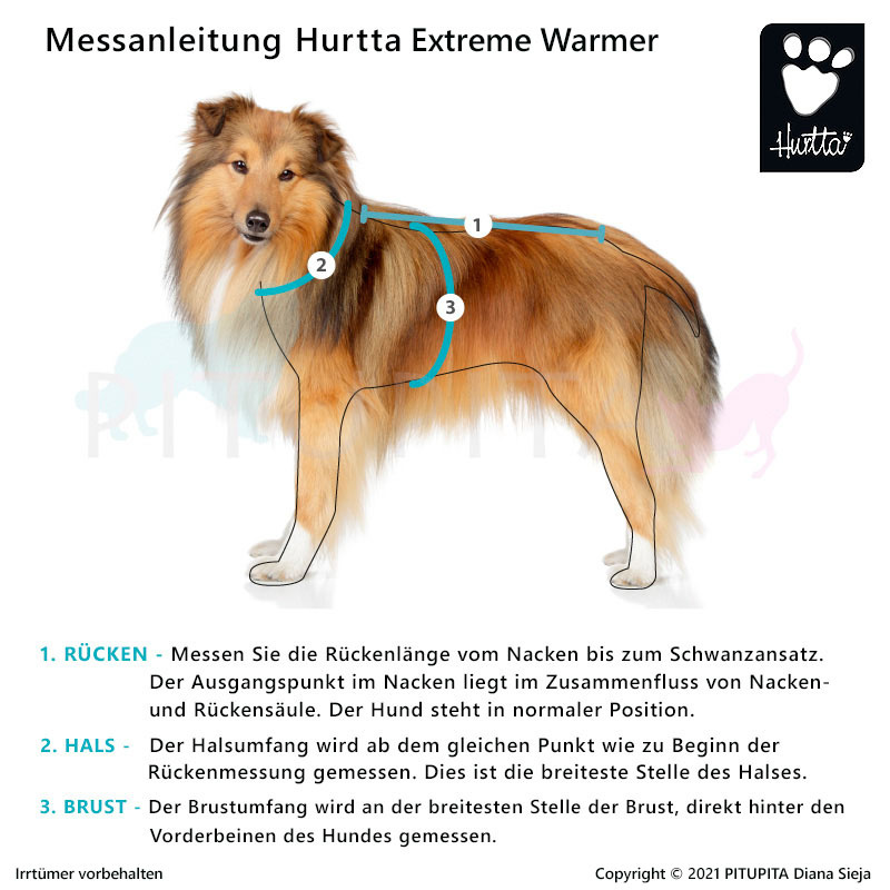 Hurtta Wintermantel Extreme Warmer V2 in grün ECO