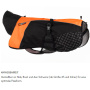 Non-stop Dogwear Regenmantel Beta Pro Raincoat in orange - schwarz