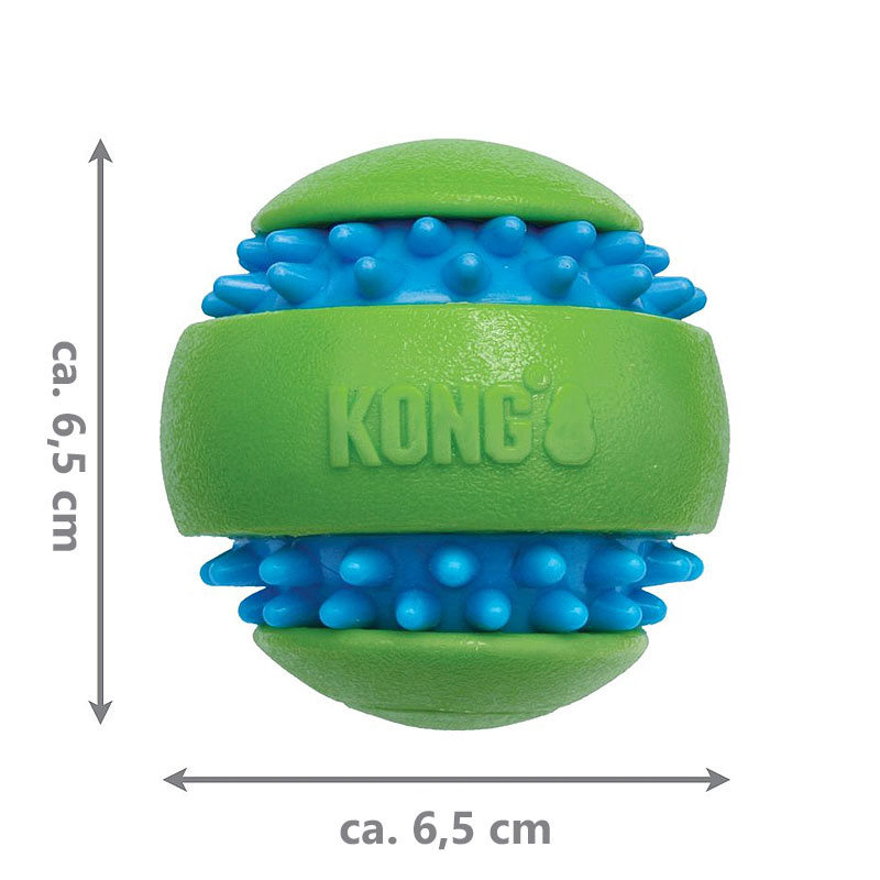 KONG Squeezz Goomz Ball zur Zahnreinigung M - ca. 6,5 cm