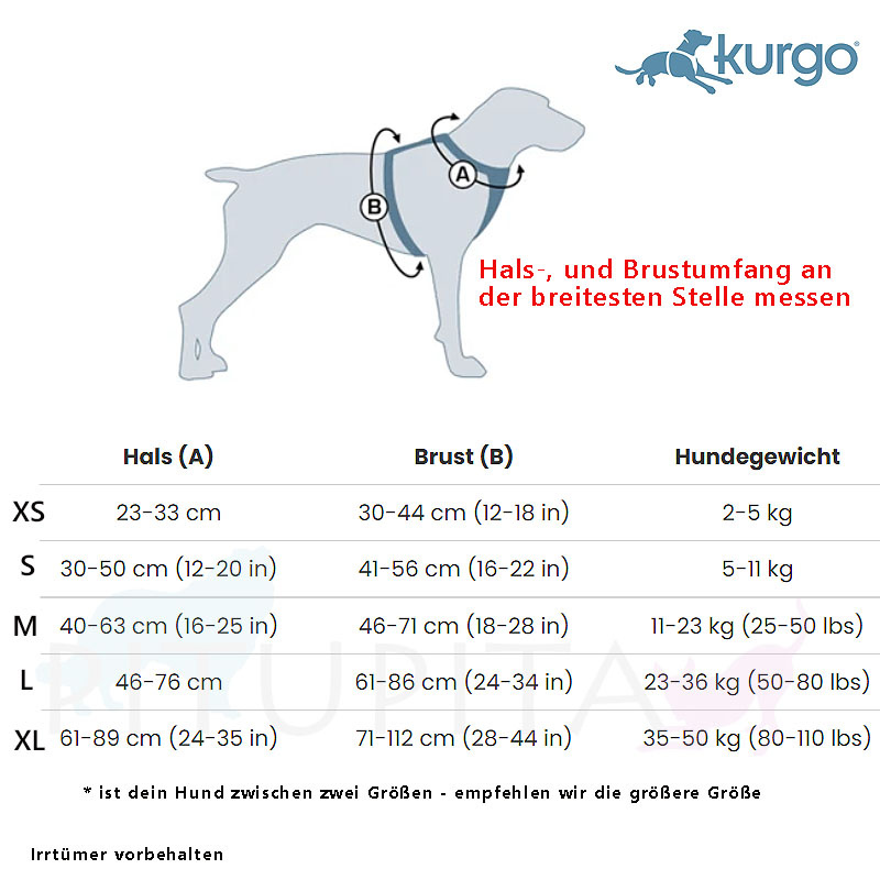 Kurgo Journey Air Brustgeschirr Hundegeschirr in schwarz