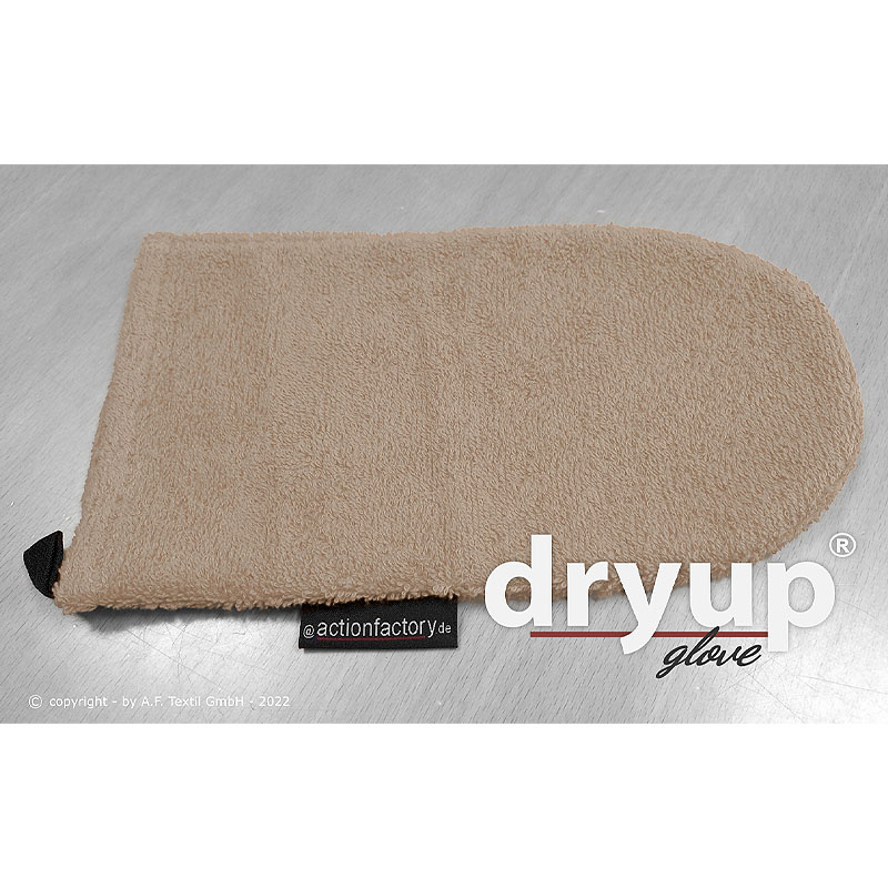 DryUp Glove kleiner Trocken Handschuh aus Baumwolle in sand beige