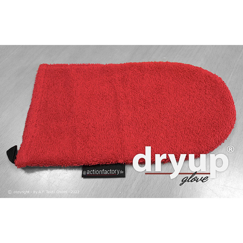 DryUp Glove kleiner Trocken Handschuh aus Baumwolle in red pepper rot