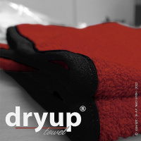 DryUp Towel großes Handtuch aus Baumwolle in red pepper rot
