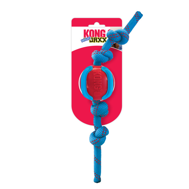 KONG Jaxx Brights Ball mit Seil