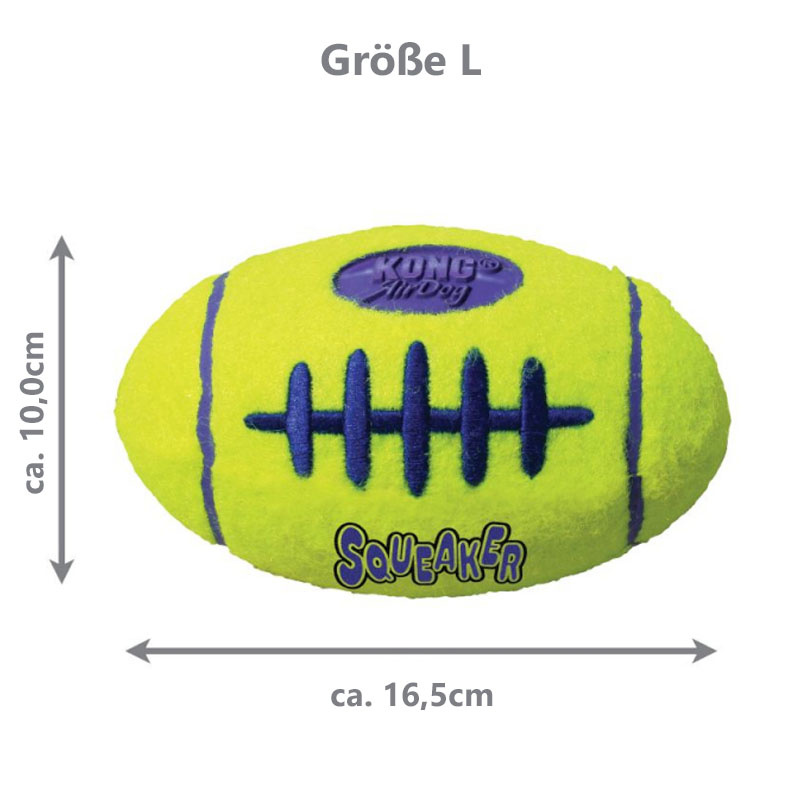 KONG Airdog Squeaker Football