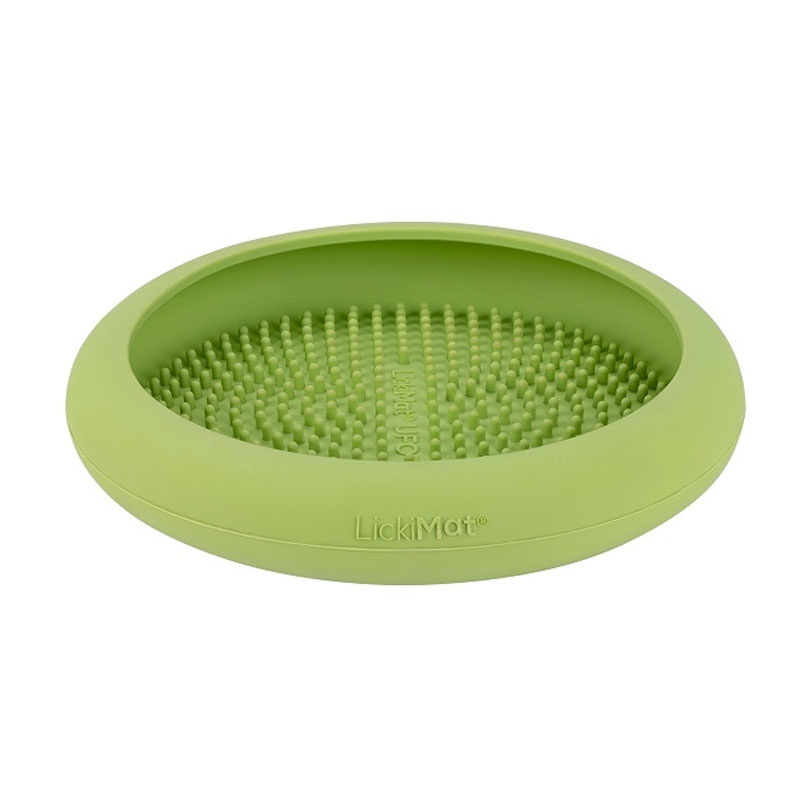 LickiMat UFO Leckmatte Schleckmatte ø 19cm GRÜN