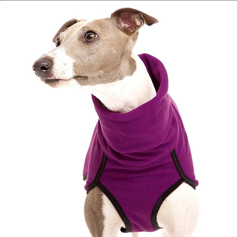 Sofadogwear Kevin Vol.3 gemütlicher Fleecepullover in lila violett