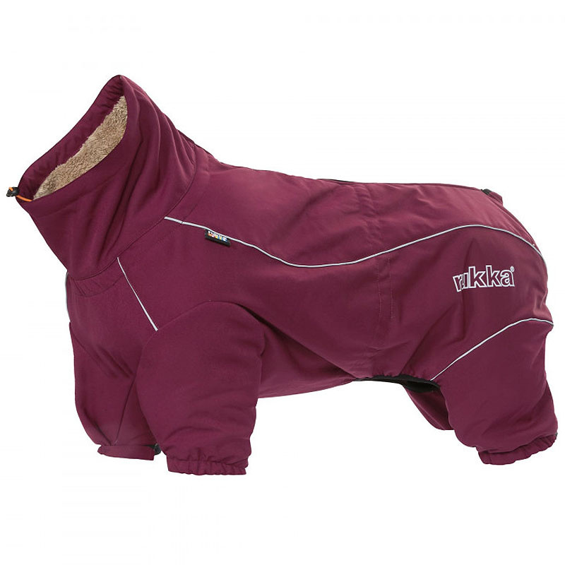 Rukka Pets  thermal overall Wintermantel für kurzbeinige Hunde Dackel in weinrot 40