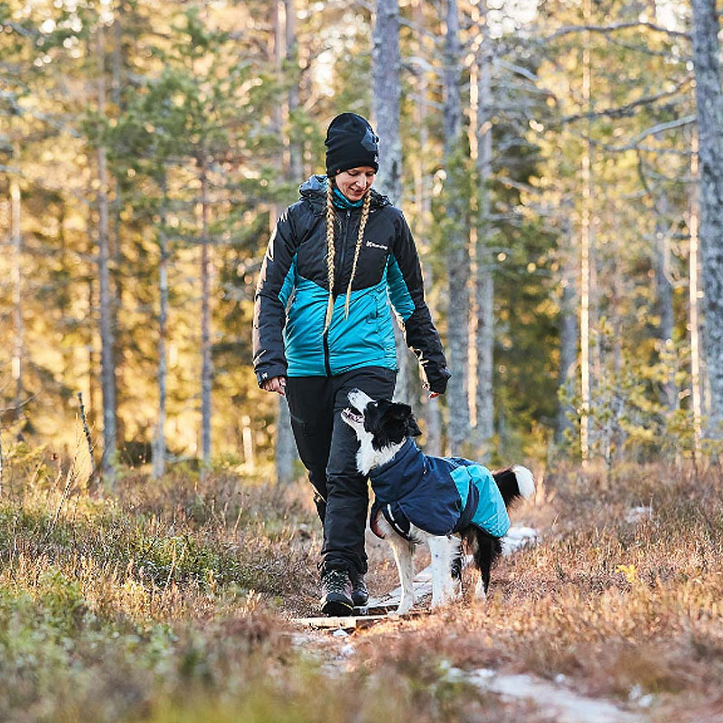 Non-stop Dogwear Wintermantel Glacier Jacket 2.0 in navy petrol rot