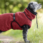 WarmUp Cape PRO Mantel MINI für kleine Hunde in bordeaux dunkelrot NEU 30cm