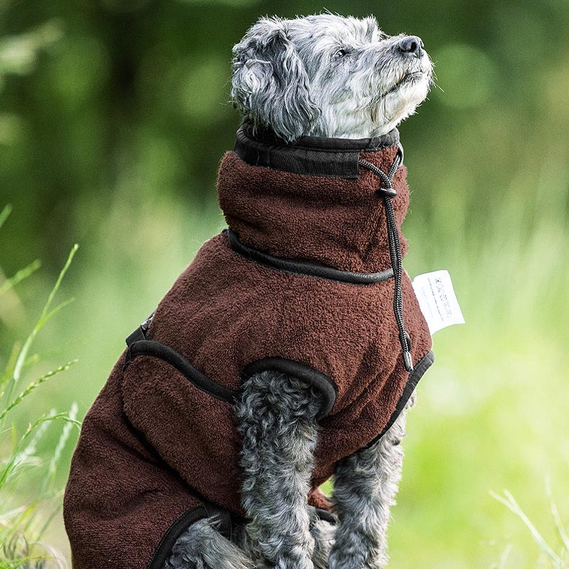 WarmUp Cape PRO Mantel MINI für kleine Hunde in mocca braun NEU