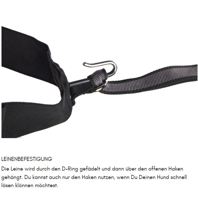 Non-stop dogwear Trekking belt Wandern Gurt Bauchgurt lila violett 2.0