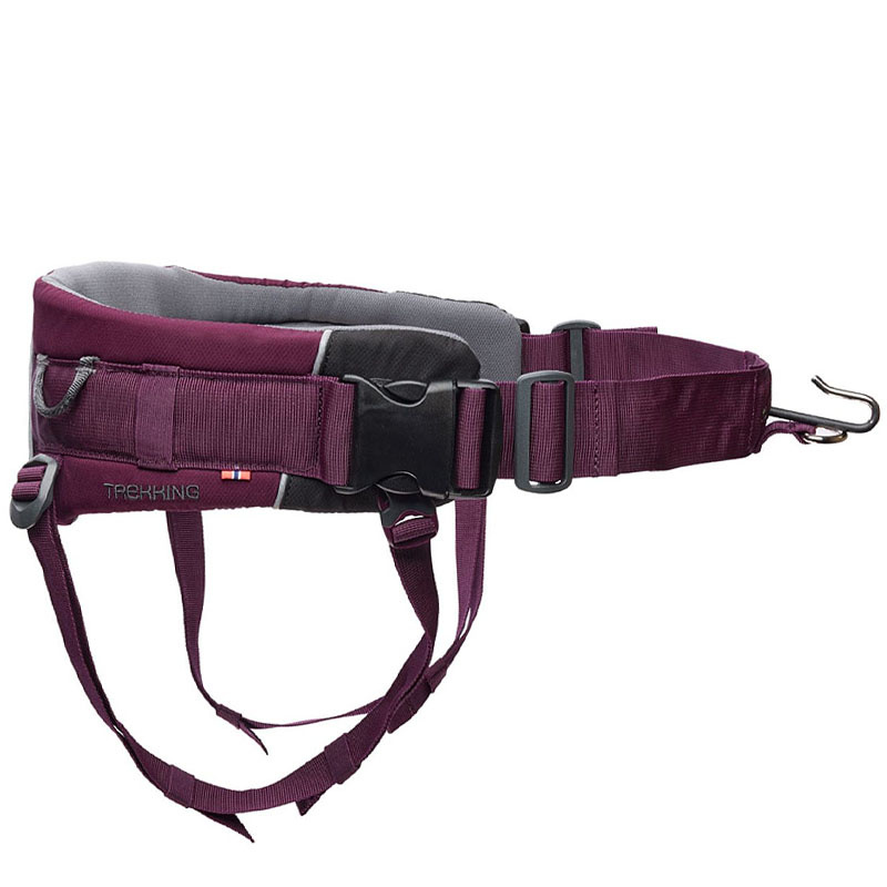 Non-stop dogwear Trekking belt Wandern Gurt Bauchgurt lila violett 2.0 L  85-165 cm